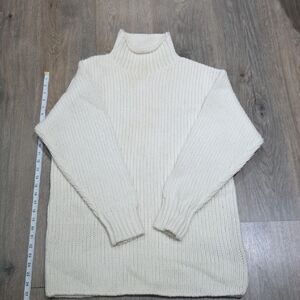Babaton Ivory Knit Turtleneck